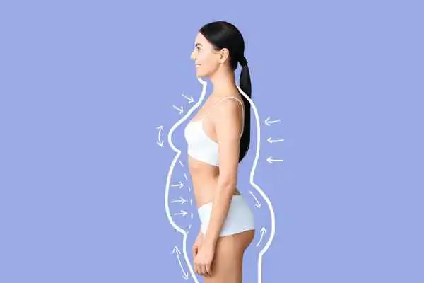 image of woman experiencing fat reduction treatment Great Barr